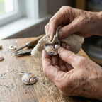 Acrylic Earrings With Pearls