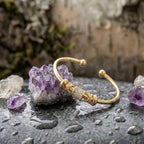 Adjustable Bracelet With Golden Charms