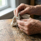 Adjustable Silver Heart Bracelet
