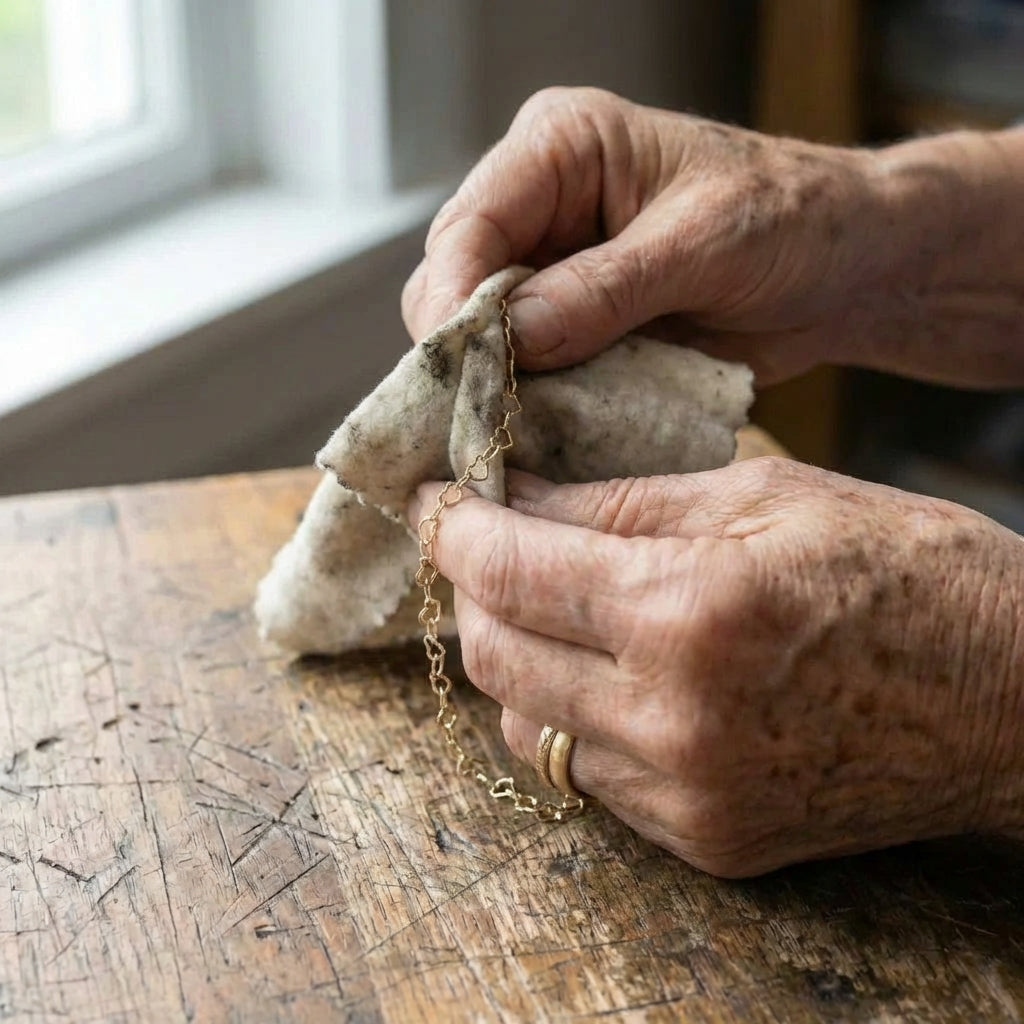 Amore Heart Link Choker Necklace