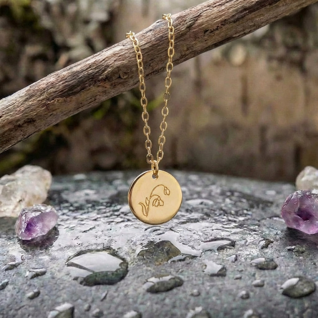 Birth Flower Necklace