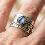 A Bohemian Gemstone Meditation Ring