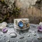 A Bohemian Gemstone Meditation Ring