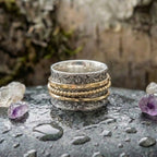 Bohemian Wide Three Layer Ring