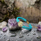 Bracelet Tree Of Life Handmade Turquoise Stone