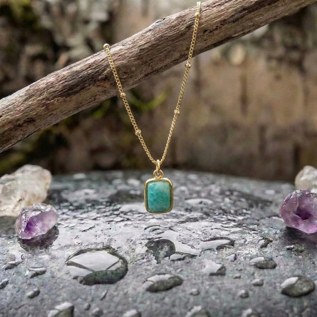 Briella Amazonite Gemstone Necklace