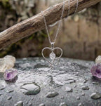 Chic Designed Love Pendant Silver Necklace