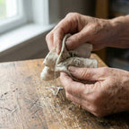 Climbing Cat Necklace In Silver
