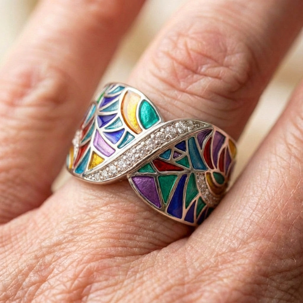 Colorful Gemstone Statement Ring