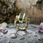 A Delicate Artisan Gold Ring