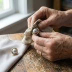 An Elegant Black Pearl Earrings