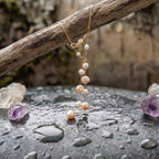 Elegant Dangling Pearl Necklace