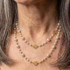 Elegant Gold & Pearl Necklace
