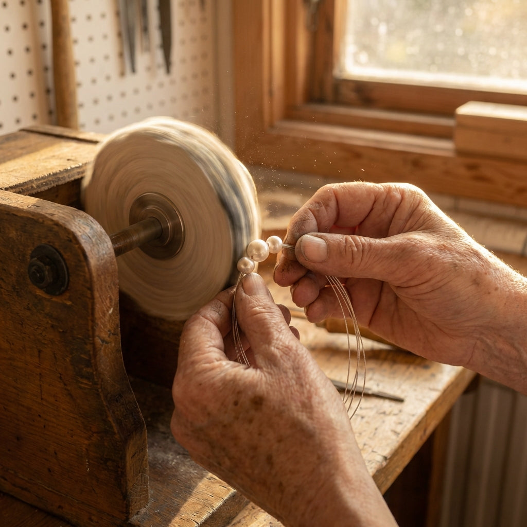 Elegant White Pearl Layered Necklace
