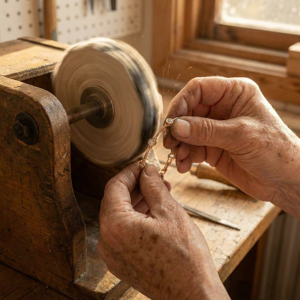 Elegant Bracelet With Zirconias In Gold