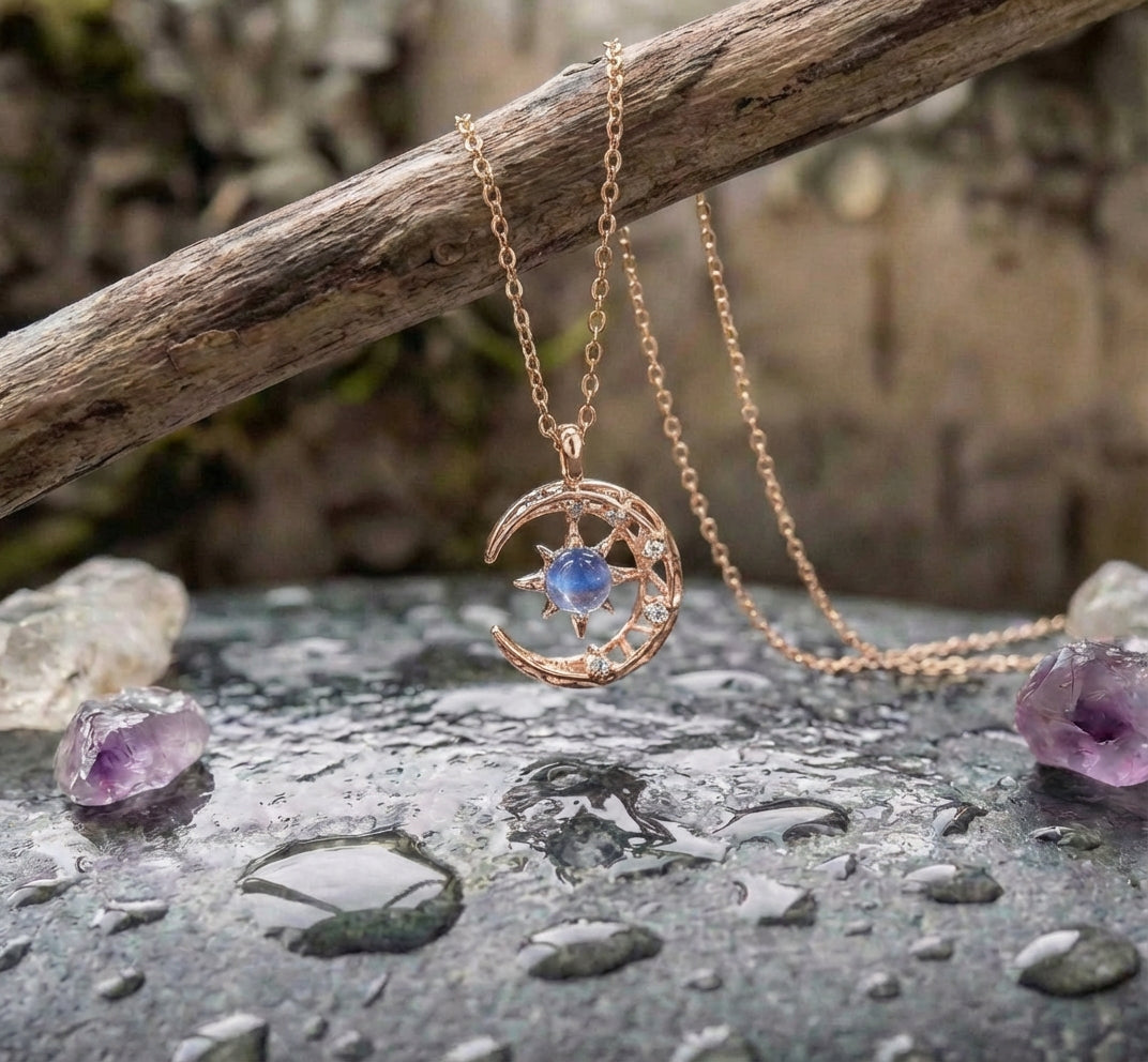 Fashion Star Moon Chain Necklace