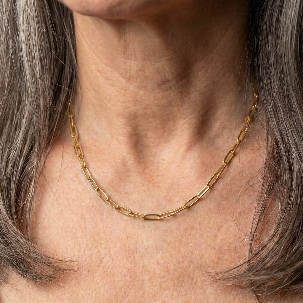Fine Golden Chain Necklace