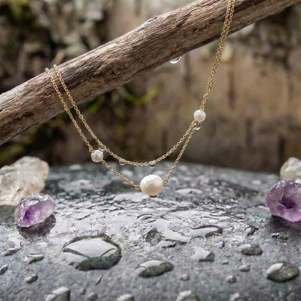 Freshwater Pearl Necklace Sustainable Ocean Inspired Jewelry