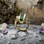 A Delicate Artisan Gold Ring