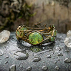 A Green Opal Nature Ring