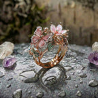 A Nature Bright Butterfly Zirconia Ring