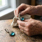A Spherical Dragonfly Earrings In Antique Gold