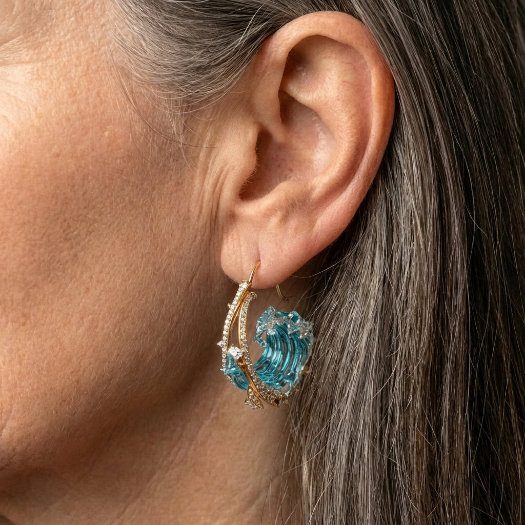 An Ocean's Oath Earring Set