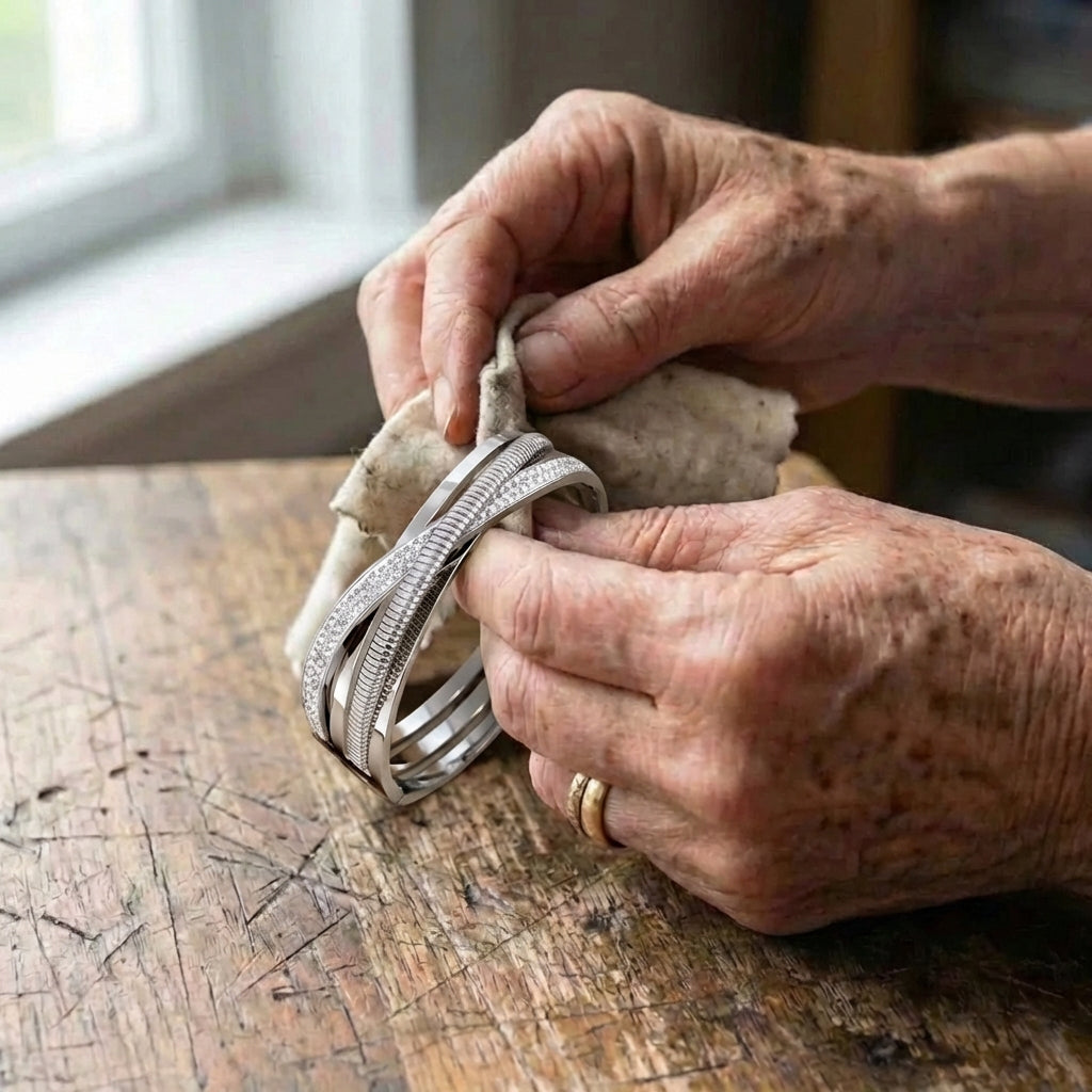 Vintage Zirconia Rhinestone Bangles Bracelets