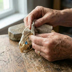 Vintage Shell Charm Adjustable Gold Bracelet