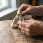 Rose Gold Hollow Flowers Natural Zircon Necklace