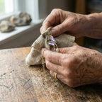 Purple Butterfly Zircon Pearl Necklace