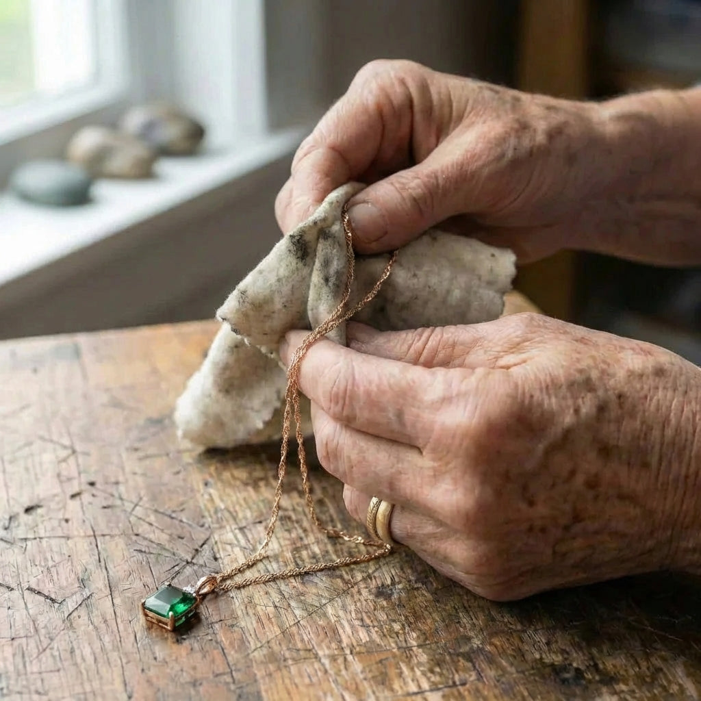 Elegant Green Stone Necklace