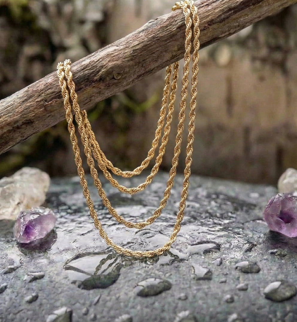 Vintage Chain Gold Necklace