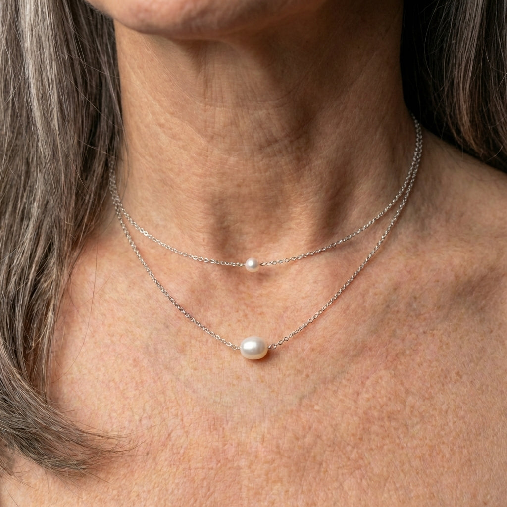 Freshwater Pearl Necklace Sustainable Ocean Inspired Jewelry