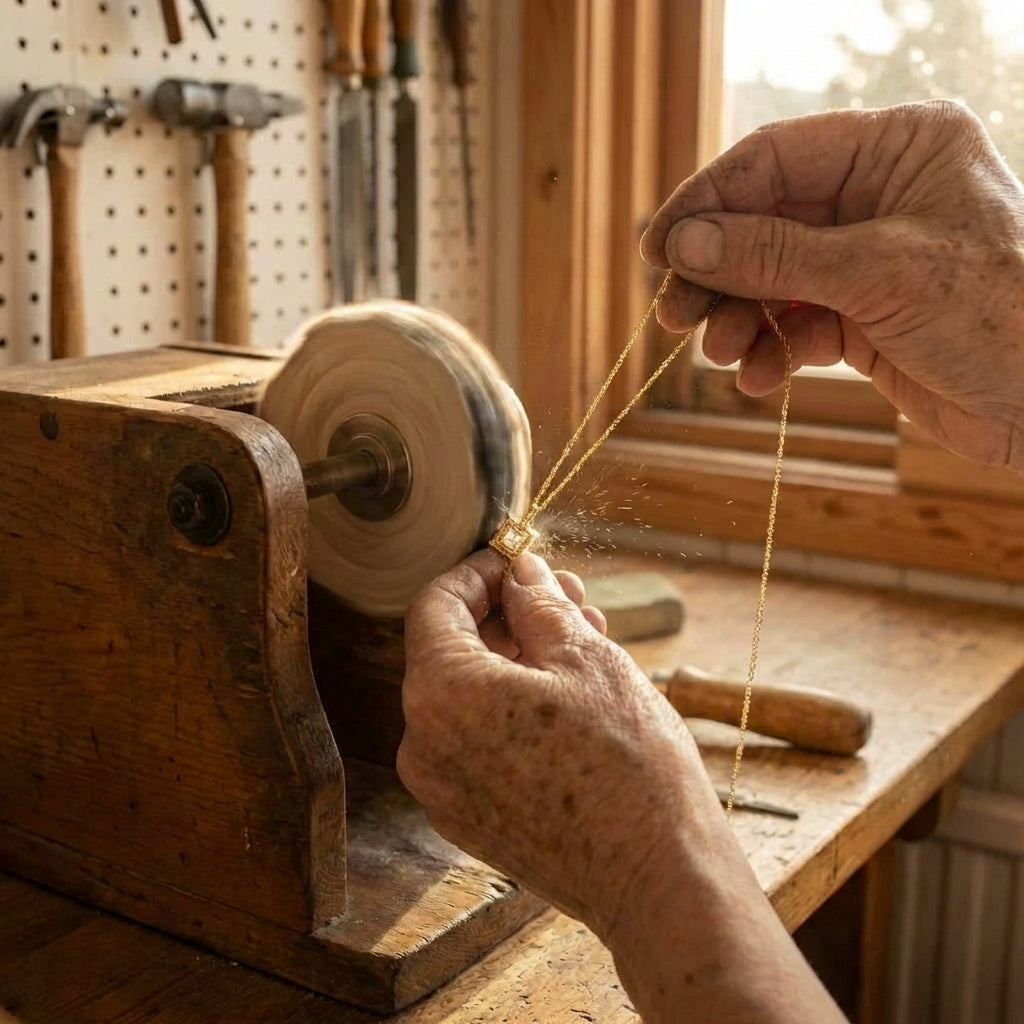 Illaria Square Baguette Necklace