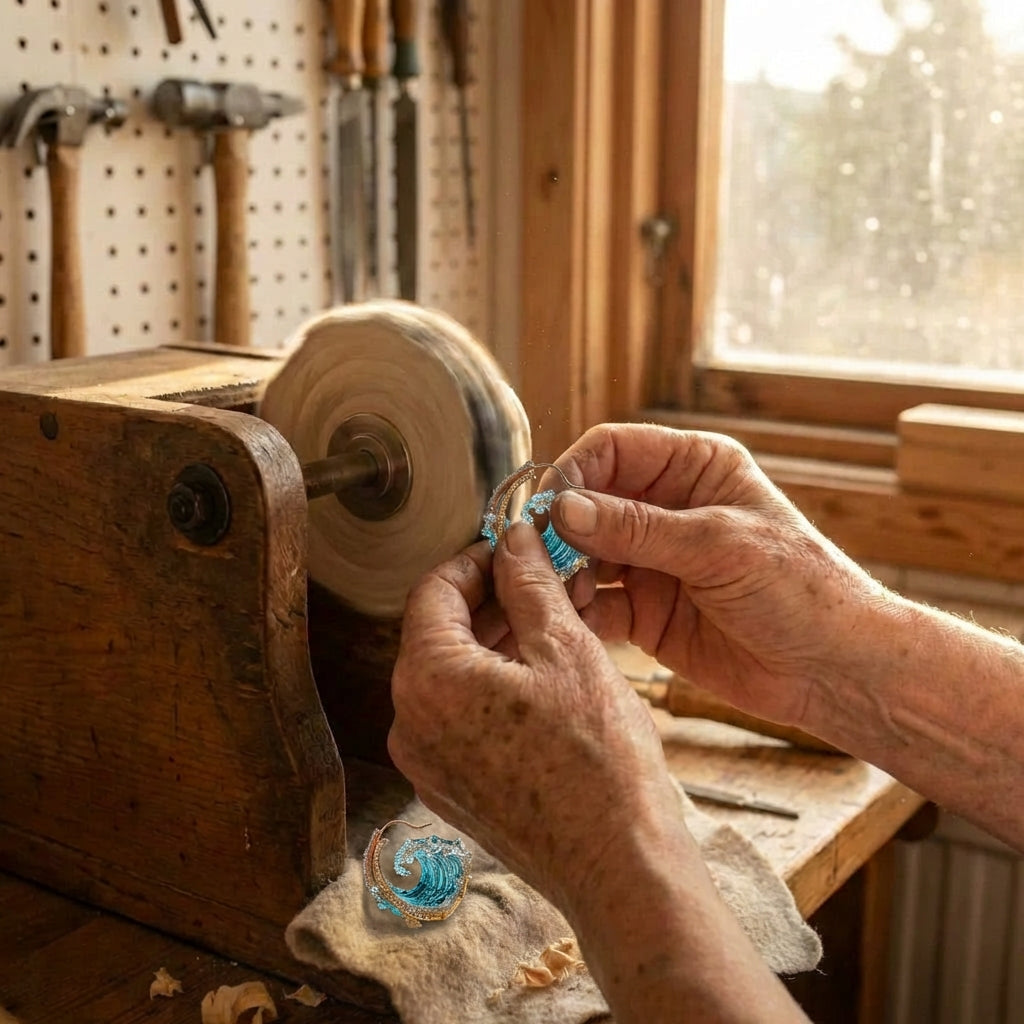 An Ocean's Oath Earring Set