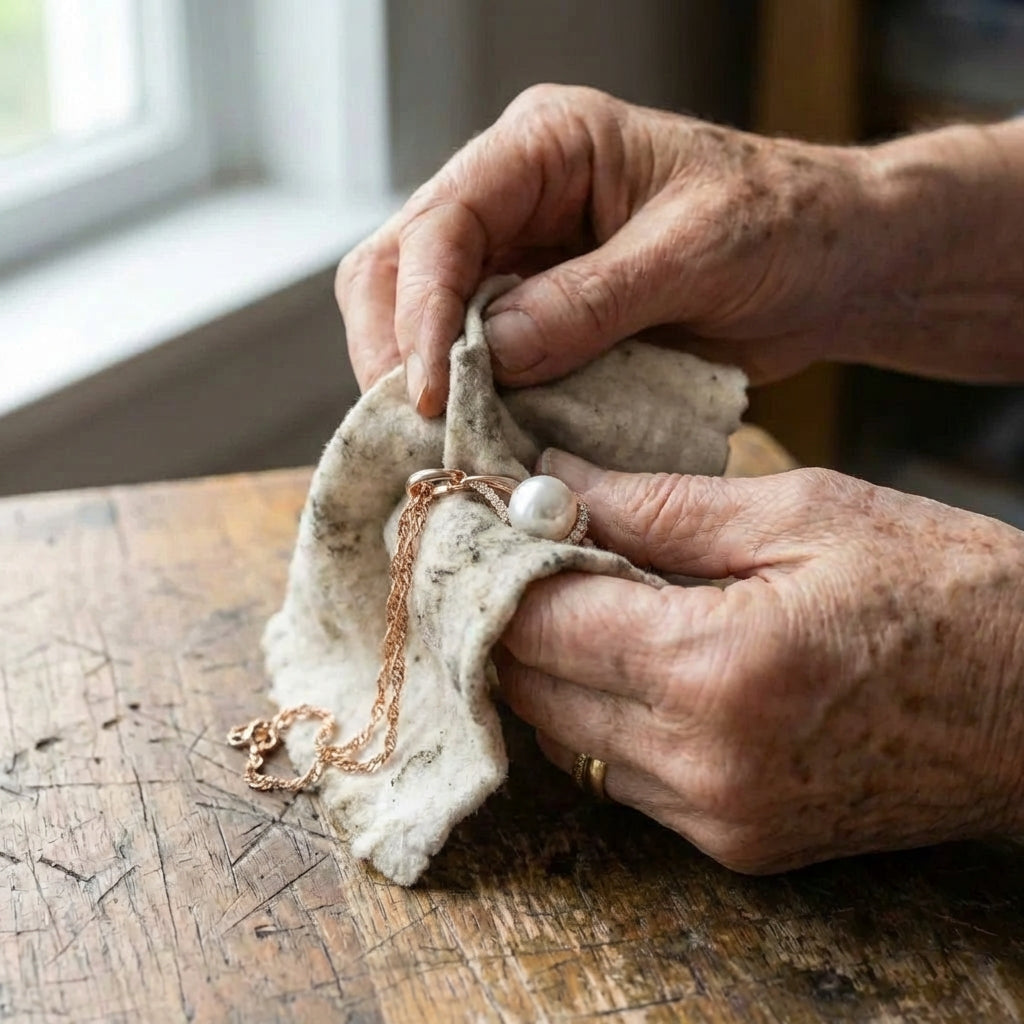 Rose Gold Pearl Pendant Necklace