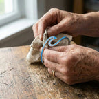 A Sea Wave Opal Bracelet In Silver Sustainable Ocean Inspired Jewelry