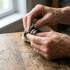 A Silver Adjustable Hug Ring