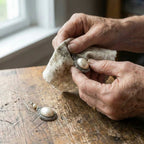 A Vintage Inspired Sterling Silver Pearl Drop Earring Set