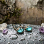 A Vintage Style Glass Dragonfly Earring Set