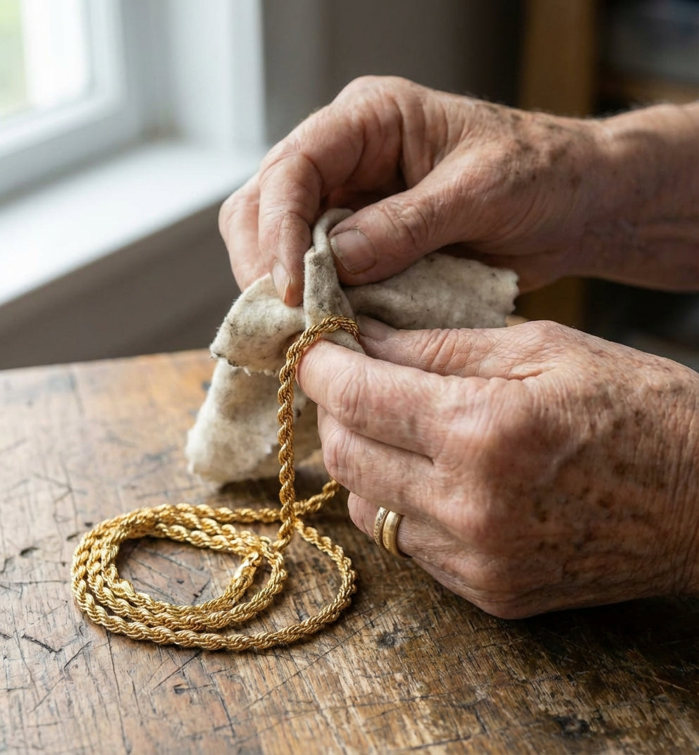 Vintage Chain Gold Necklace