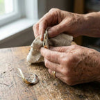 A Vintage Dangling Golden Earring Set