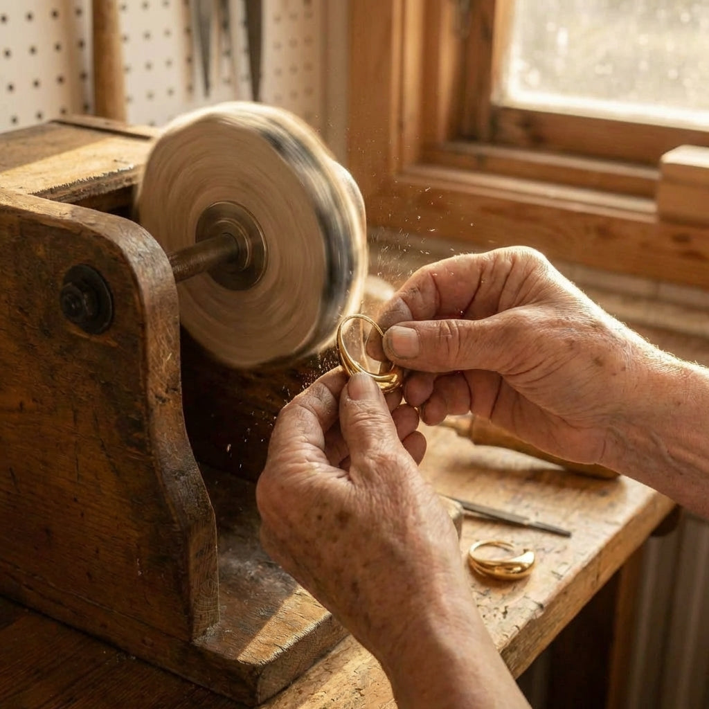 Vintage Gold & Shiny Crescent Moon Shape Earrings