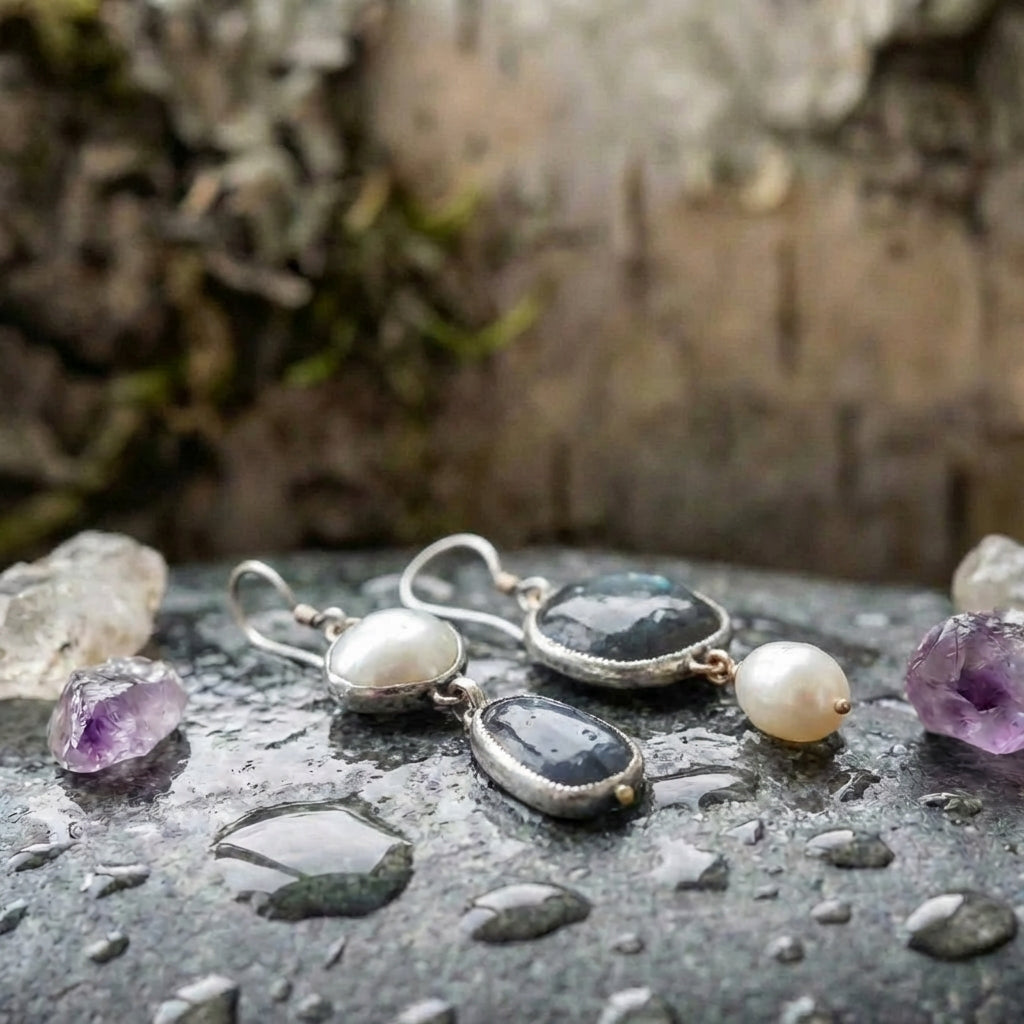 A Vintage Handmade Earring Set