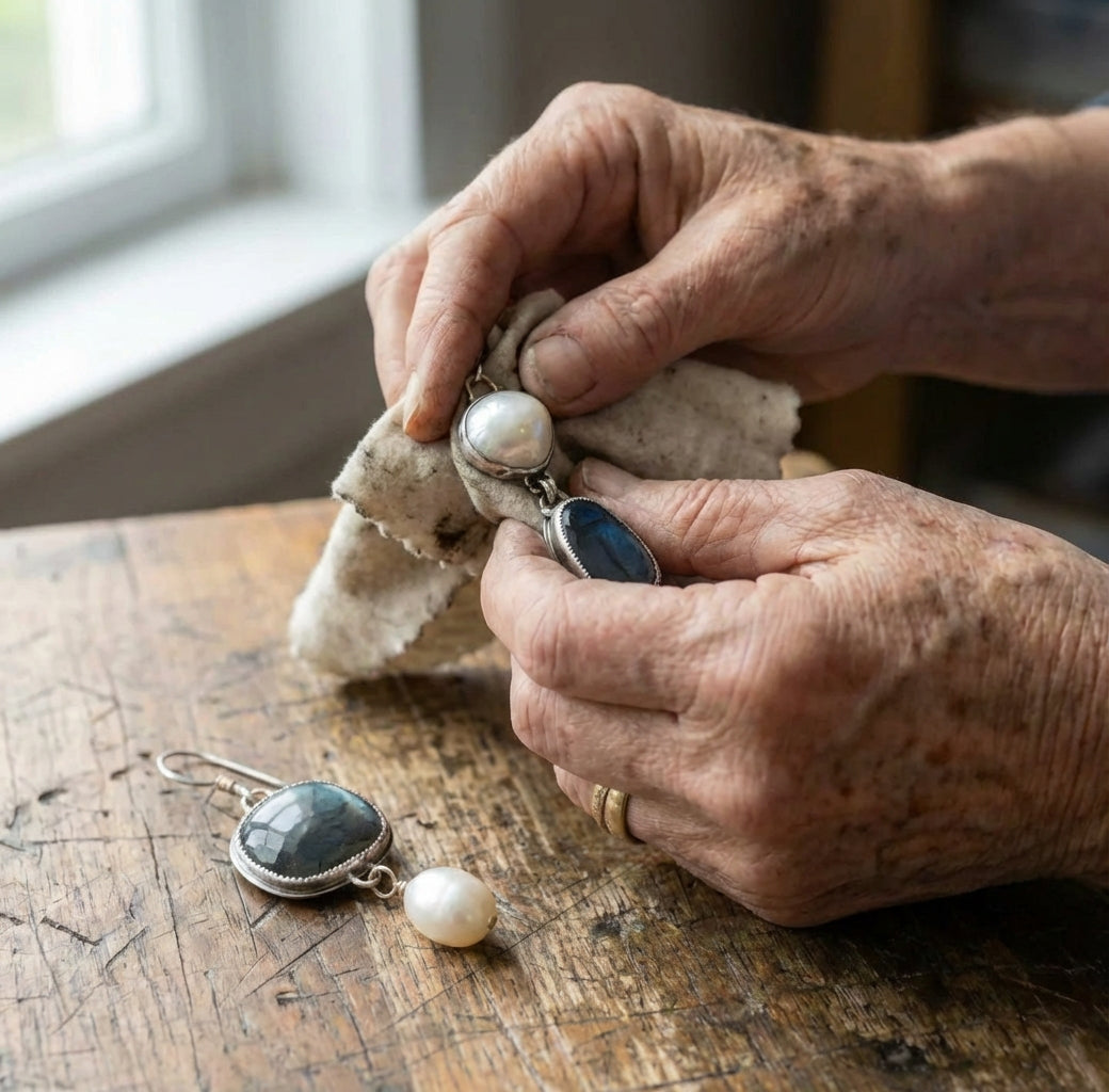 A Vintage Handmade Earring Set