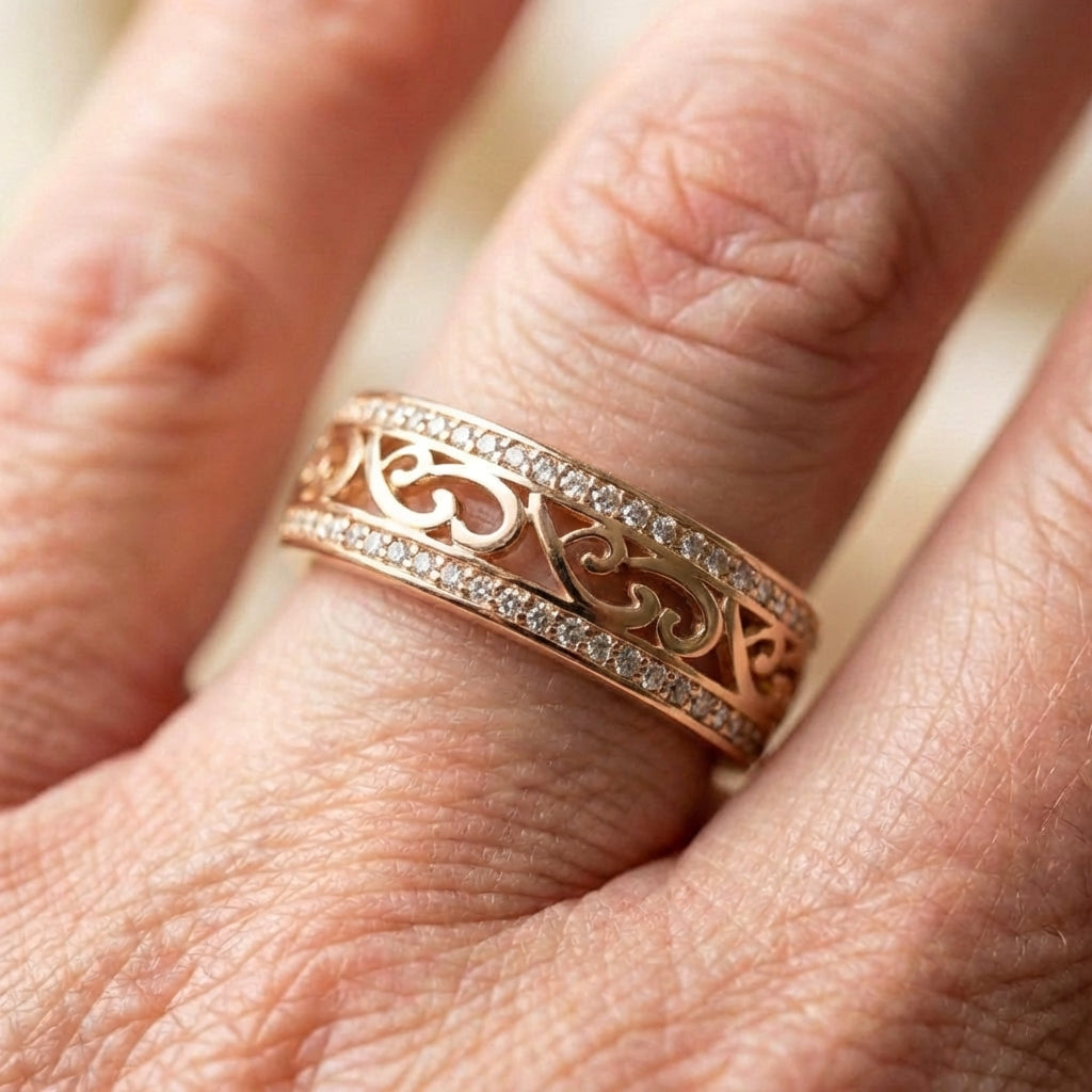 A Vintage Handmade Gold Ring