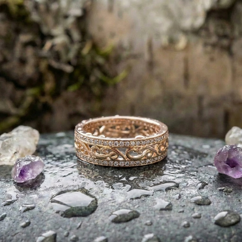 A Vintage Handmade Gold Ring