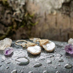 A Vintage Handmade Pearl Earring Set