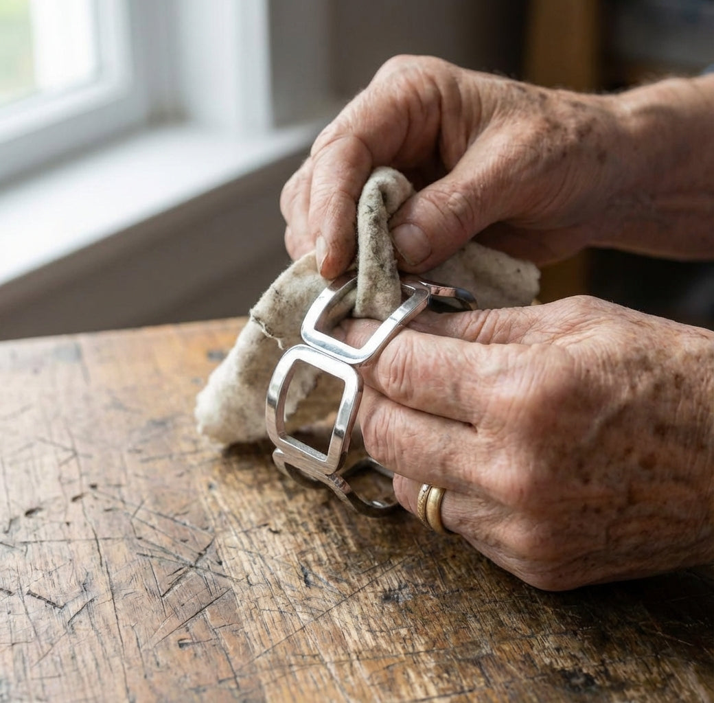 Vintage Hollow Cuff Bangle Silver Bracelet